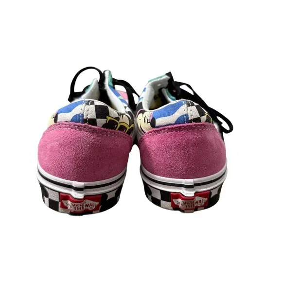 Vans Disney X Old Skool 80s Retro Mickey Mouse Suede Cap Toe Sneakers Womens 8 - Picture 6 of 8